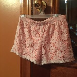 Lace shorts